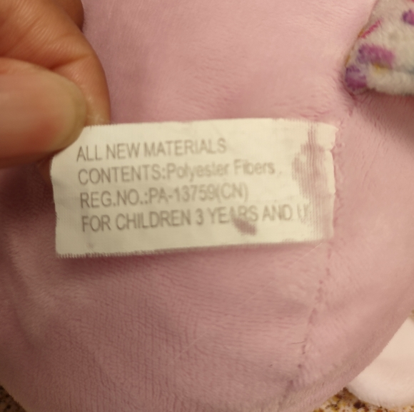 βideal toys Pink Cat Kitten Kitty Sprinkle Sitting Long tail Plush 19in - Picture 14 of 17